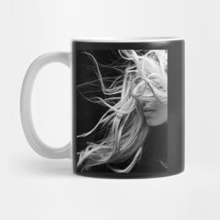 Woman, Girl, Fashion art, Fashion print, Scandinavian art, Modern art, Wall art, Print, Minimalistic, Modern Mug